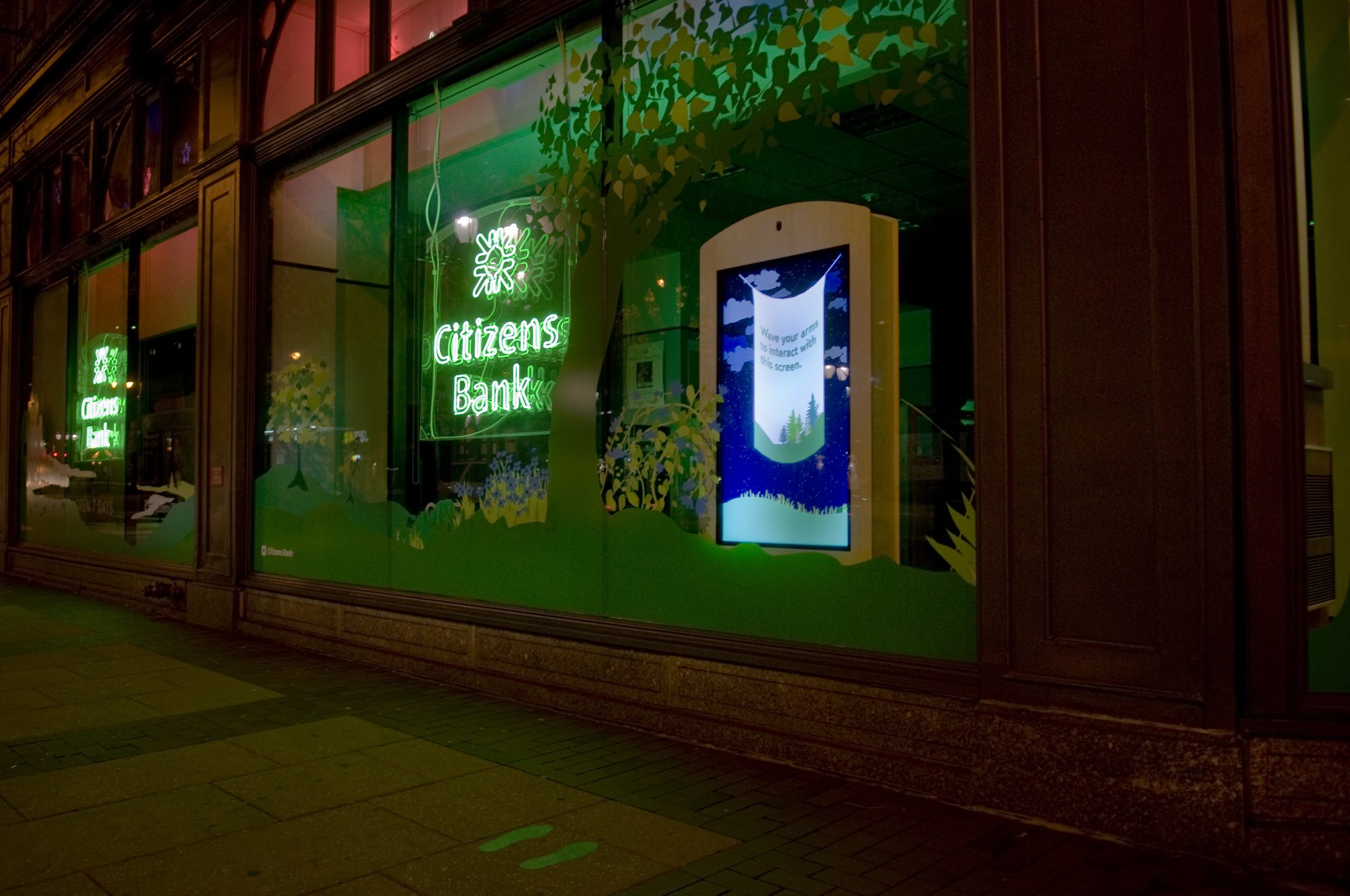 Citizens Interactive Windows Market St. Philly