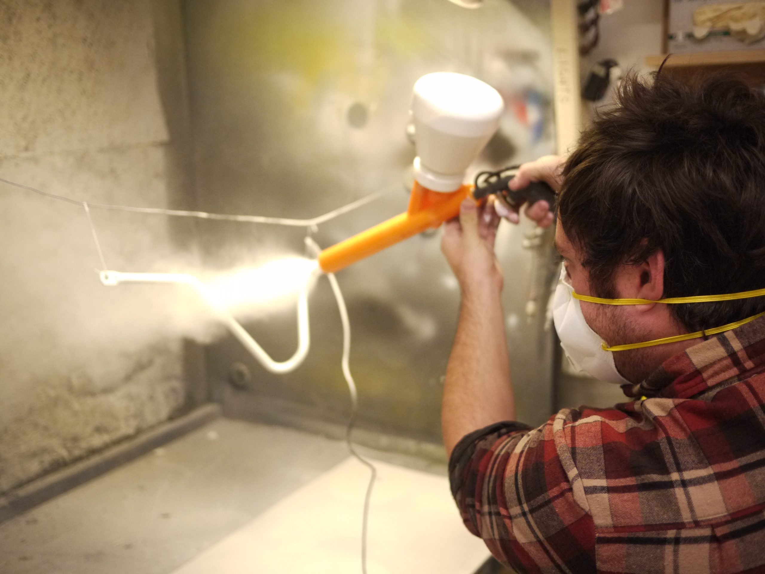 1st Shot At Powder Coating